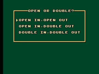 
											Open or Double options