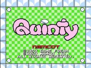 
											Title screen (Japanese version)