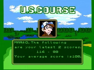 
											Getting ready to play the U.S. course