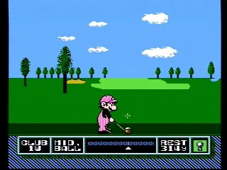 
											Teeing off