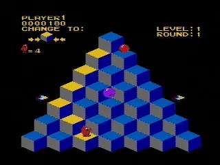 
											Gameplay on level one, round one
