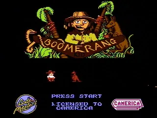 
											Title screen (Boomerang Kid)
