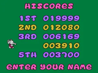 
											C.J.'s high scores