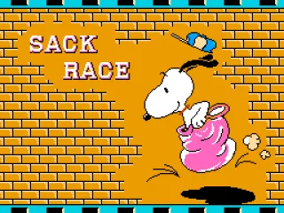 
											The Sack Race event