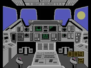 
											Inside the cockpit ready for launch 10…9…