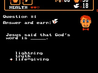 
											If you touch the angel, you will be asked trivia questions for doves. Get them all correct and also get 2 heart refills.