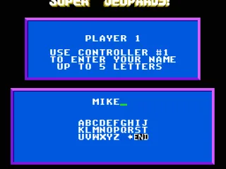 
											Name entry