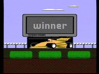 
											The winner of the race