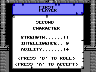 
											Rolling stats for a character