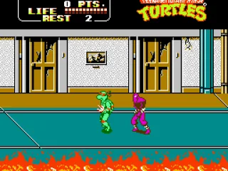 
											Graphics were amazing for the time, and similar to the Arcade version (with NES limitations, of course).