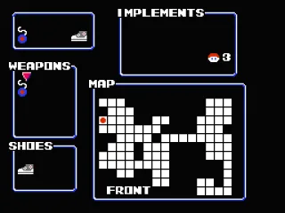 
											Map, weapons, inventory, etc.