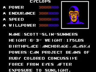 
											Character Selection Screen and biographies