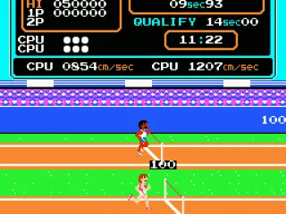 
											Crossing the finish line