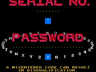 
											Password screen.