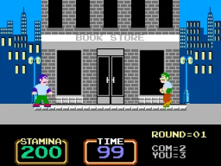
											Two fighters square off