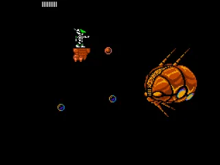 
											Boss fight on a floating platform.