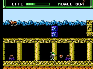 
											Fighting some small robots.