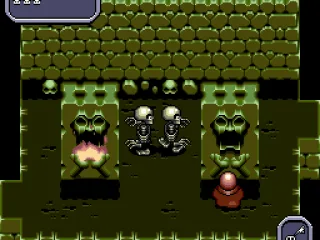
											Fighting skeletons