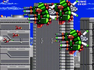 
											Large enemies in the first phase