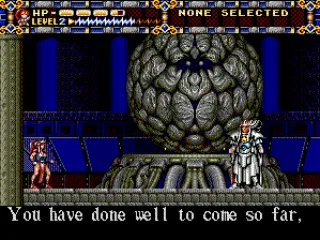 
											Ornah, Baldour's aide, taunts you at various times.