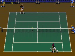 
											Letting a service go in Hard Court
