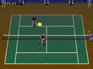 
											The ball size changes according to the height. The effect might be a little over the top, but helps calculating the best timing for a volley or smash