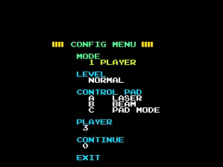 
											Configuration menu