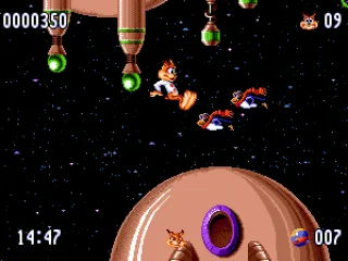 
											Flying over planets