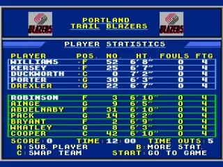 
											Player stats