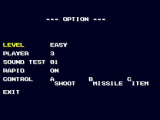 
											Options menu
