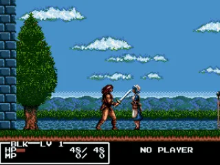 
											Fighter comes face to face with one of the village people