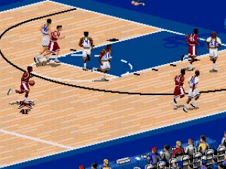 
											Graphics are pretty much similar to NBA's, except some players with short-sleeved under shirts