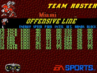 
											Team roster