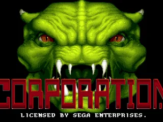 
											Title screen (as Corporation)