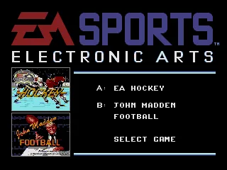 
											Game selection screen