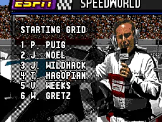 
											The racers on the starting grid.
