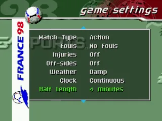 
											Game settings