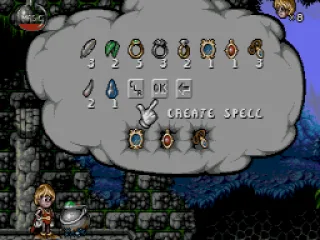 
											Choosing ingredients for a spell