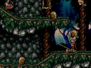 
											Using a rock to catapult Flink to the next platform.
