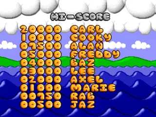 
											High score list