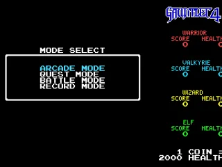 
											Mode select