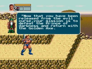 
											The dwarf from the previous game instructs the new hero