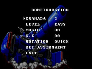 
											Configuration menu