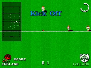 
											Preparing for the kick off.