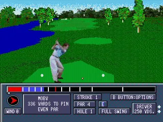 
											In mid swing
