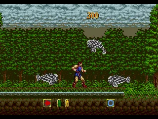 
											Being attacked by things that jump from the ground.