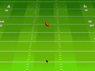 
											The lonely ball flies...