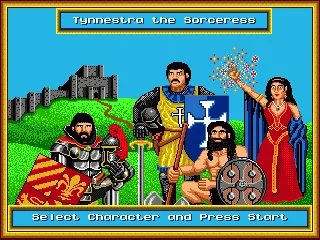 
											Character selection