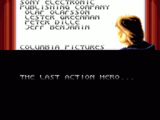 
											Danny is watching the game credits at the end of the Slater IV movie.