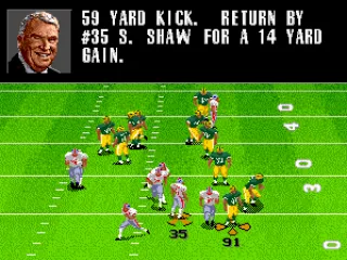 
											The kickoff received